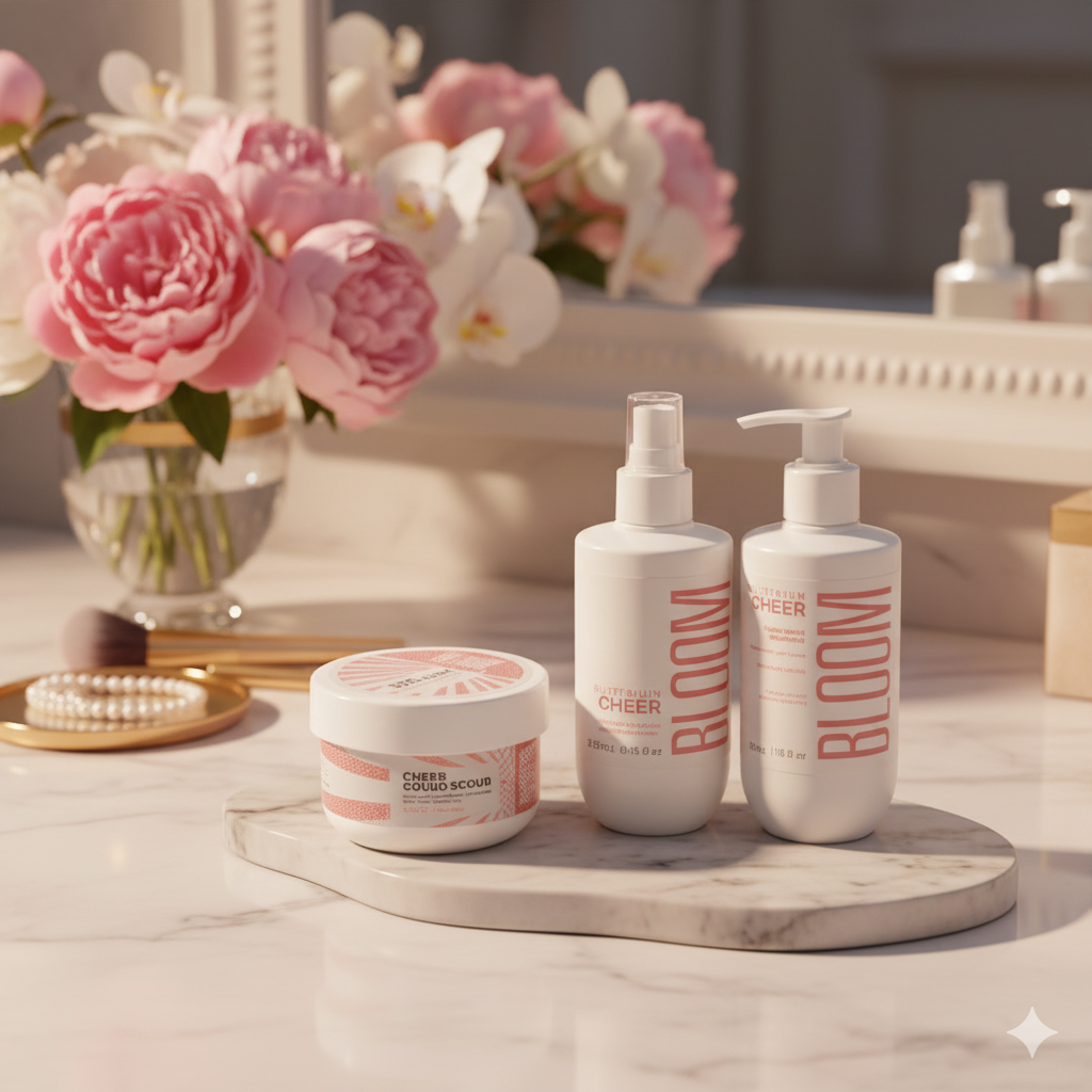 Body Cream + Body Splash Cheer + Esfoliante