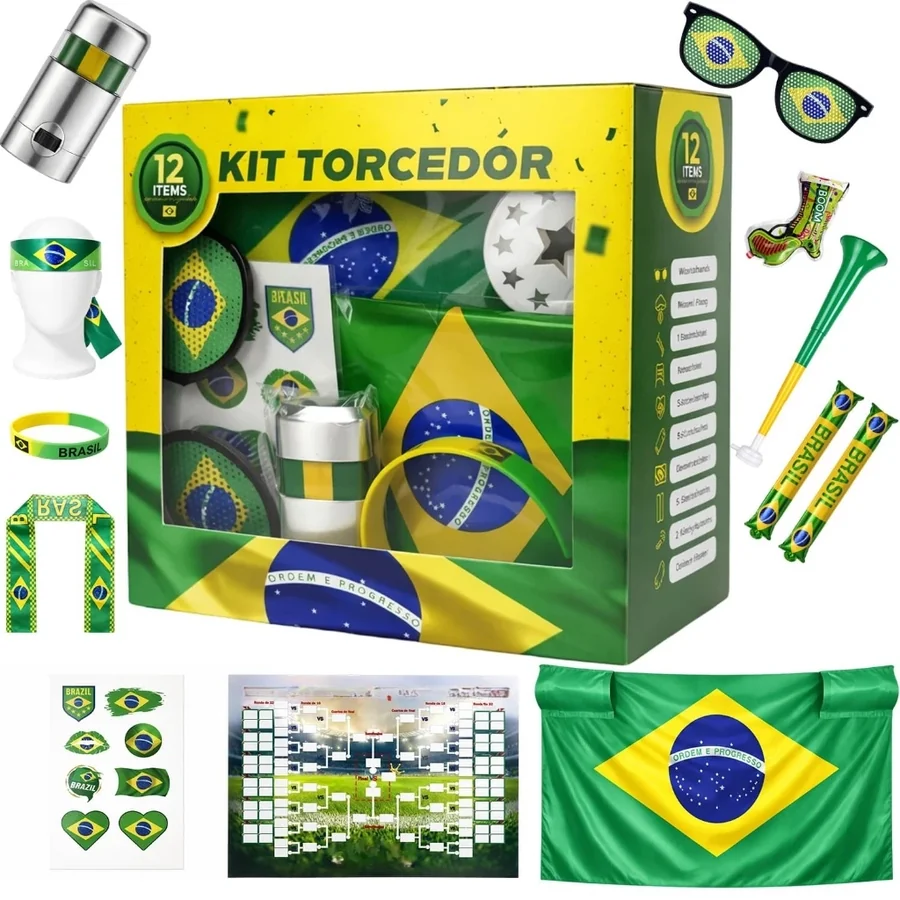 Kit Torcedor Brasil Copa 2026