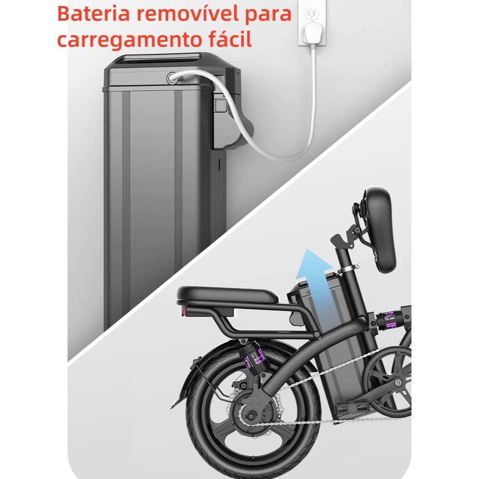 Bicicleta elétrica NUDA - imagem 1